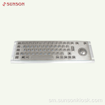 Vandal Metal Keyboard ma le Pad Touch